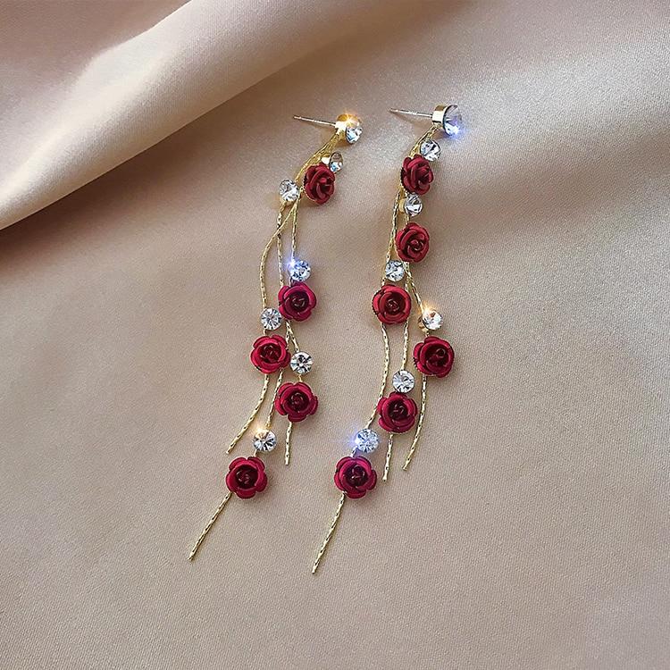 Boucles d'oreilles Élégance de Roses