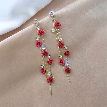 Boucles d'oreilles Élégance de Roses