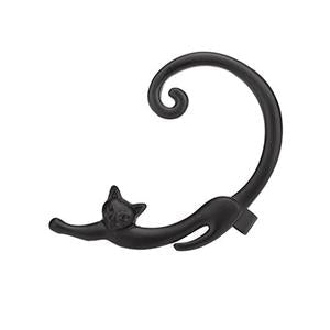 Éblouissantes Boucles d'Oreilles Chat en Argent Sterling de Luxe